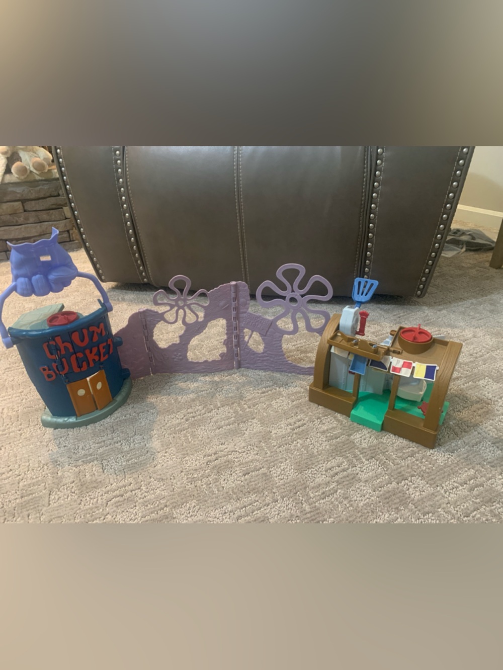 Imaginex Chum Bucket & Bikini Bottoms Playset - Purple & Teal Kids Toy